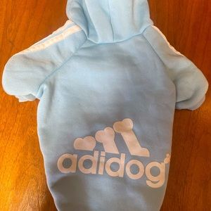 Light Blue Dog Hoodie